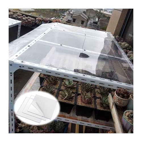 Feuille de plastique acrylique transparente contre la chaleur sous auvent et toiture