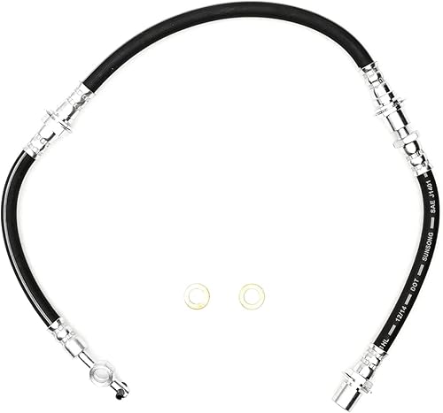 Dynamic Friction Company Manguera de línea de freno delantero 350-76027 para Toyota Celica 1986, Toyota Supra 1986-1993