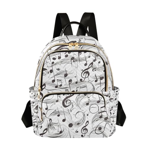 Sac à dos blanc musique 14 pouces pour transporter vos cours sans fatigue dorsale
