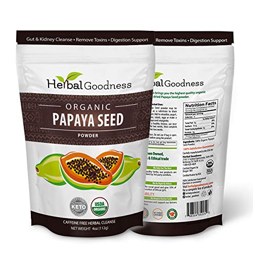 Papaya Seed Powder 100 Pure USDA Organic NonGMO Verified Kosher