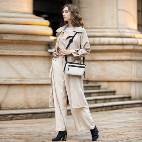 Small Crossbody Bag for Women with Duraflex Buckle - Waterproof Nylon Diamond Quilted & 900D Poly, Adjustable Shoulder Purse2