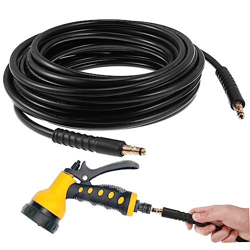 MUCKLILY Hose Extension for Pressure Washers 15m Long Easy to Universal Car Floor Washer Hose