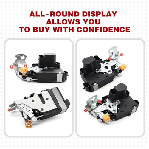 Image of Nakkaa Door Lock Actuator Compatible with Silverado Sierra Yukon (2PCS) | Front Left Right Side Door Lock Actuator