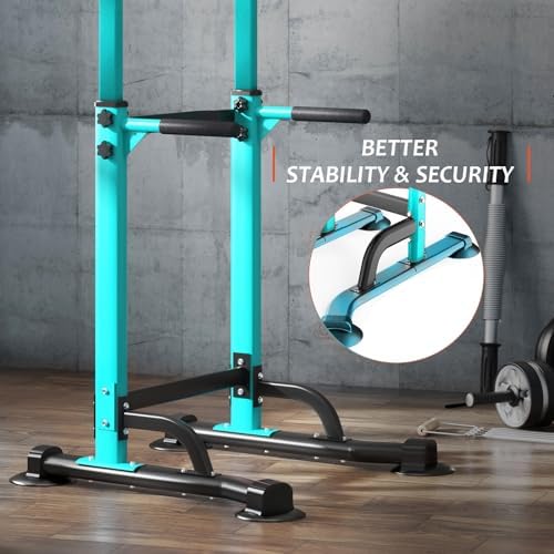 Bild 4 - SDHYL Power Tower Kraftstation Klimmzugstange Dip-Stationen Höhe Verstellbar Schlingentraining Bauchtrainer Rückentrainer Für Anfänger Profis Trainieren Fitness