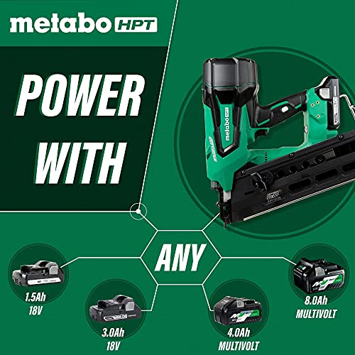 image for Metabo HPT Cordless Framing Nailer Kit, 18V, Brushless Motor, 2