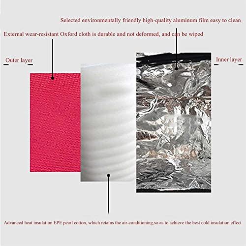 Collapsible 15L Insulated Cooler Bag with Trolley Cart - Perfect for Outdoor Picnics BBQs Camping and Golf - Versatile Storage for Frozen Foods and Drinks - Image 6