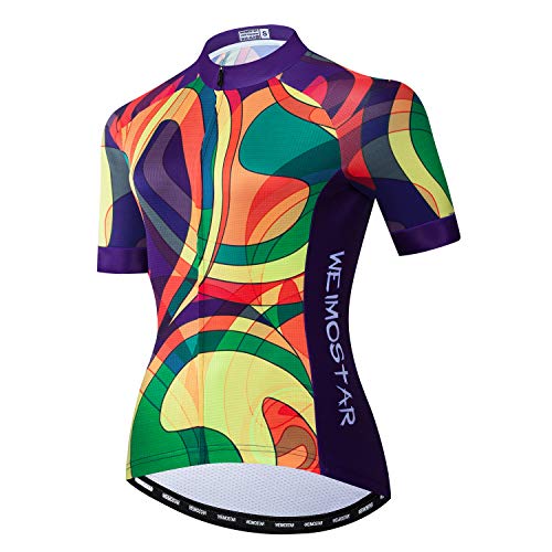 Women Cycling Jersey Top MTB Bicycle Clothing Female Team Cycle Wear Bike S