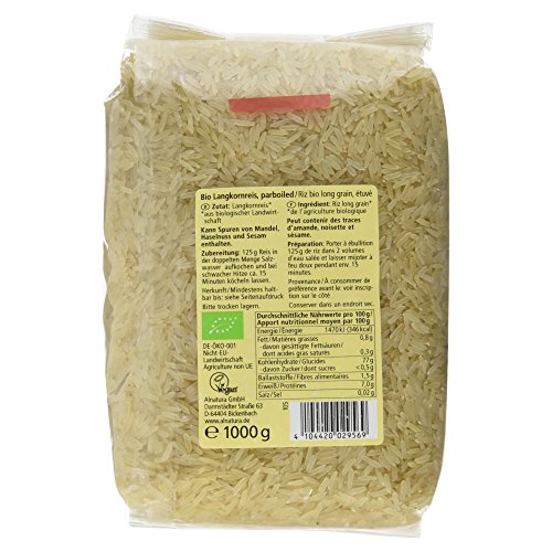 Alnatura Bio Langkornreis Parboiled, 1kg