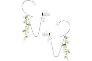 1 Pair Earphone Anti Lost Earring Clip, Earbud Earrings Earring Holder for...