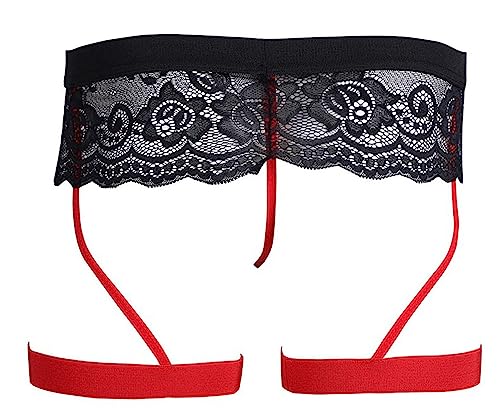 SINMIUANIME Men's lace Anime Panties Three Point Underwear Sheer Mesh Bikini Briefs T-back G-string Panty Sexy3