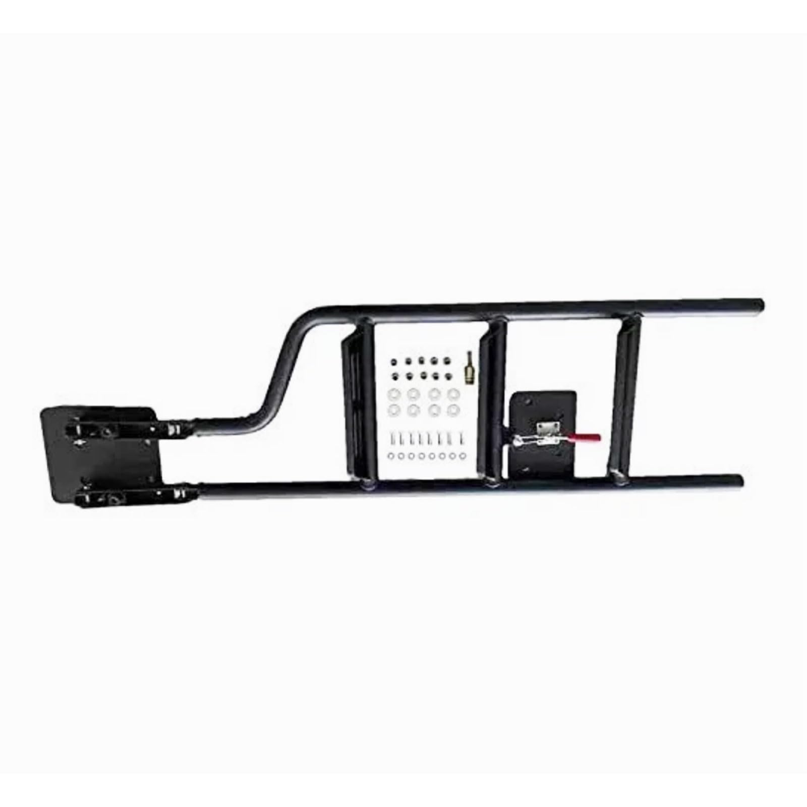 VERBANA Échelle de hayon Compatible avec Ford Ranger 2007-2023 Échelle de hayon pliante Échelle de lit de camion pour camionnette, Noir, HC1001