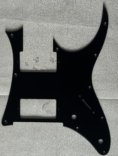 Pick Guard For Ibanez RG 350 DX HH Humbucker Guitar Pickguard Scratch Plate (1-Ply Black)