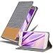 Produktbild Cadorabo Hülle für Samsung Galaxy A3 2017 in HELL GRAU BRAUN - Handyhülle mit Magnetverschluss, Standfunktion und Kartenfach - Case Cover Schutzhülle Etui Tasche Book Klapp Style