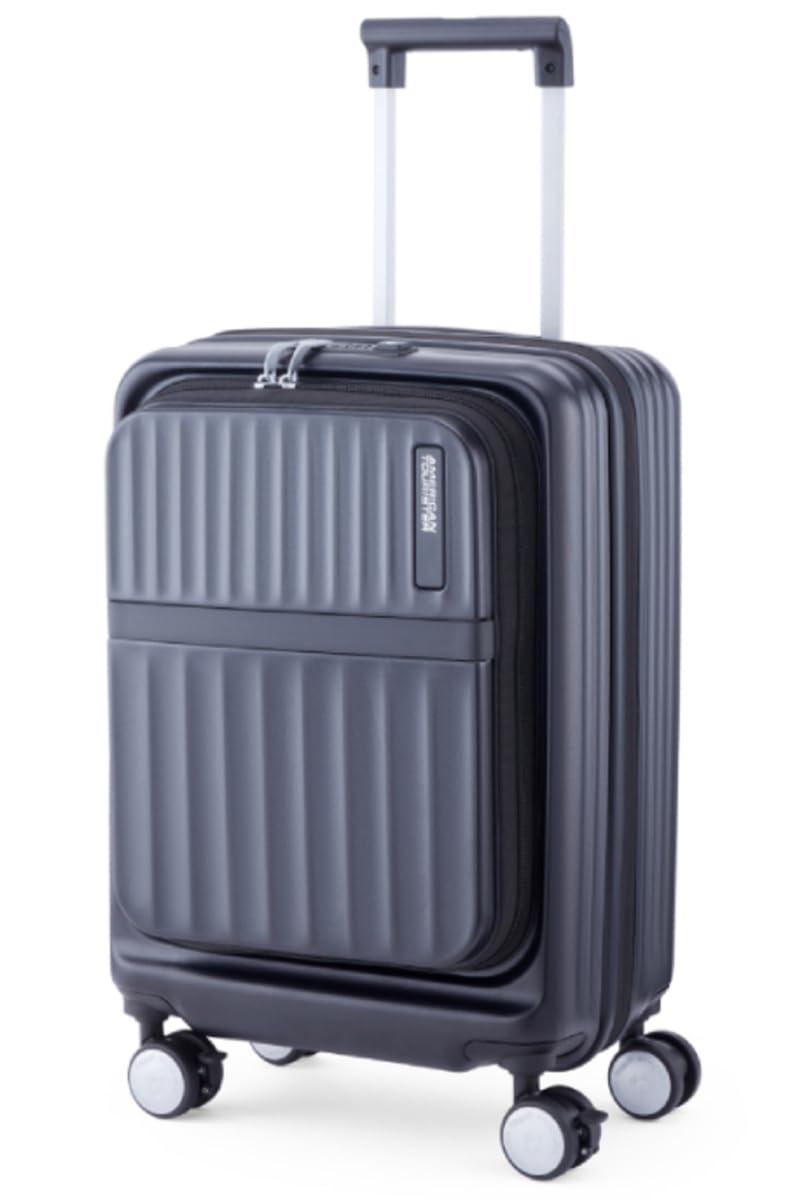 Trento + Suitcase, 54 cm / 20 inch, 4 Spinner Wheels, Hard Top, Polycarbonate, Black|Book Opening|Expandable|TSA Lock|Waterproof Section - 3 Years Global Warranty-image-38