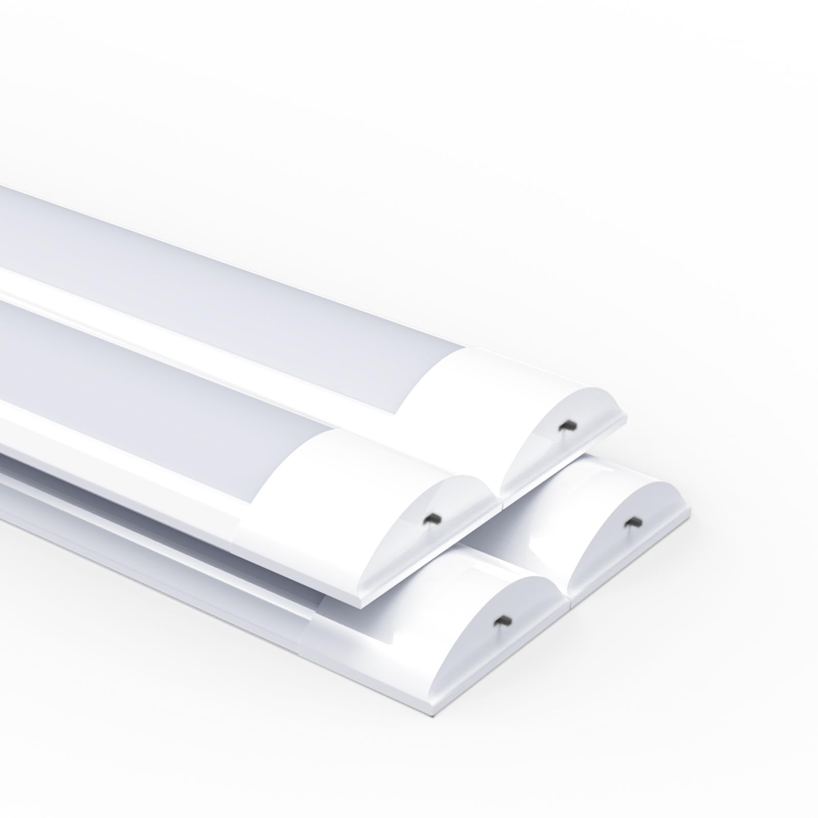 Lot de 4 Réglette LED 120 cm, 36W 3960 LM Neon LED, 3 Couleur (3000K/4000K/6500K) IP65 extérieur étanche, Tubes Lumineux pour garage, Cave,entrepôt, bureau, atelier, éclairage de cuisine