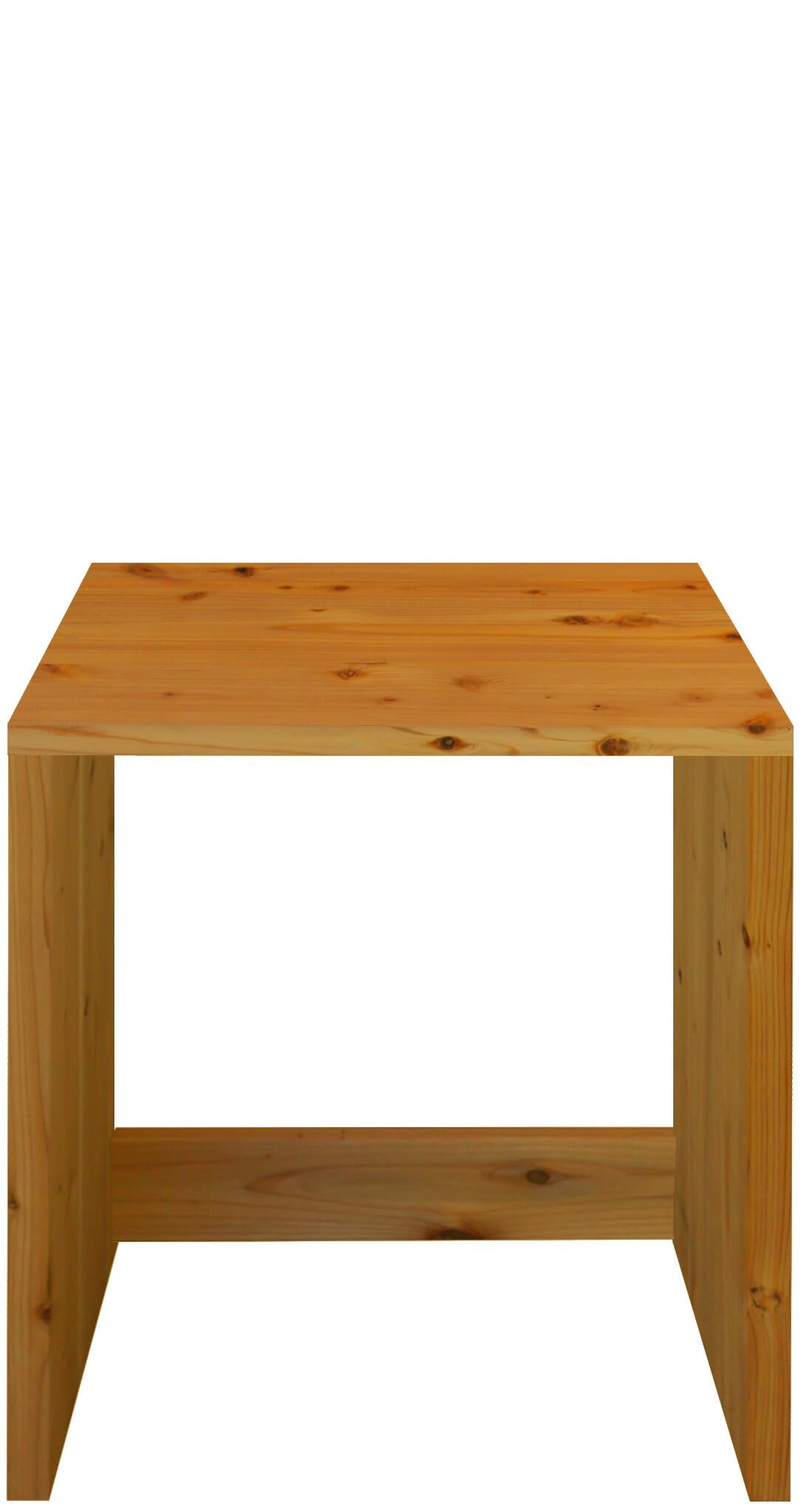 Amazon｜WOODPRO コの字 シェルフ 幅60cm 高さ60cm 奥行30cm ハニー色