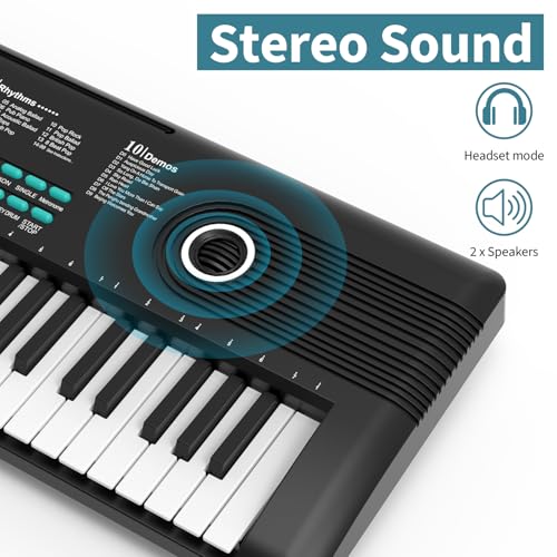 Vgrrbw P8 61 Keys Keyboard Piano, Electronic Digital Piano With Built-In Speaker Microphone thumb #2