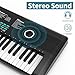 61 keys piano keyboard, Electronic Digital Piano with Built-In Speaker Microphone, Portable Keyboard Gift Teaching for Beginners, electric piano for kids, Birthday Gift for Children