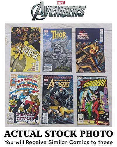 Image of Avengers Comics Books | Marvel Comics | Iron Man | Hulk | Captain America | Fantastic Four | Wolverine | Daredevil | Thor | Assorted Selection of 10 Comics Books