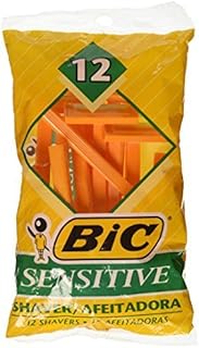 Bic Single Blade Shavers Sensitive Skin, 12 each by Bic