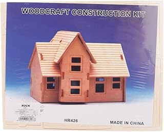 3A Hr426 Wood House 3D Puzzle Toy For Kids - 8-10 Years Beige