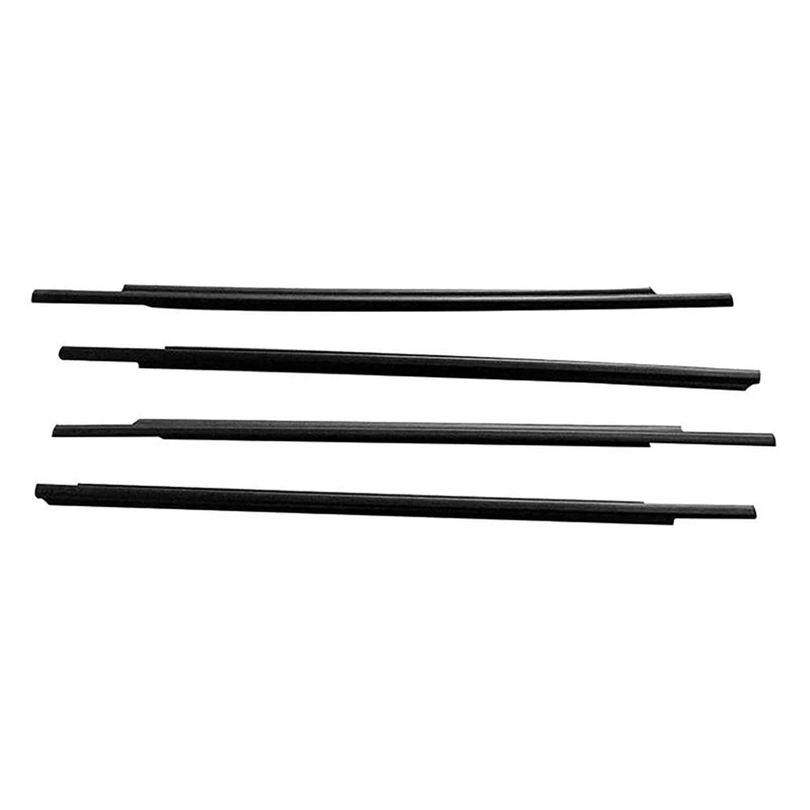 Nmjlqw Black Car Windows Glasses Seals Rubber Window Weather Strip For Mitsubishi For Outlander 2013-2018 Replacement Accessories
