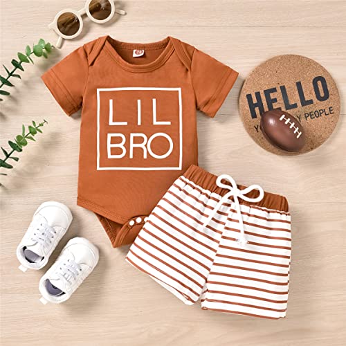 Baby Boy Matching Outfits Big Brother/Little Brother T-shirt+Short Pants Summer Matching Outfits2