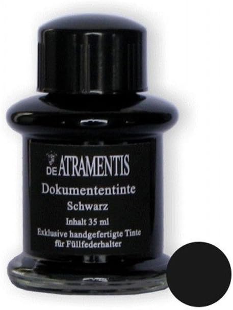 De Atramentis Document Ink-Black 45 ml fountain pen bottled ink