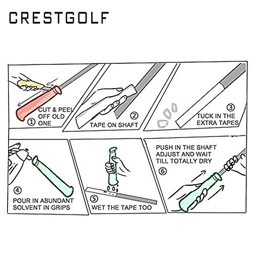 CRESTGOLFゴルフグリップゴルフパターグリップ滑り止め美し