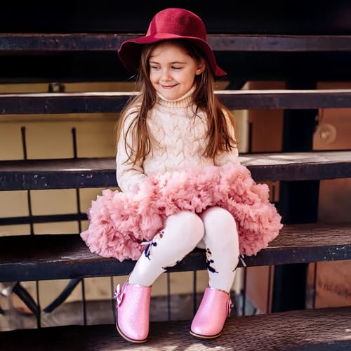 Image of Dufannie Girls Ankle Boots Girls Booties Toddler Little Big Kids Fall Boot