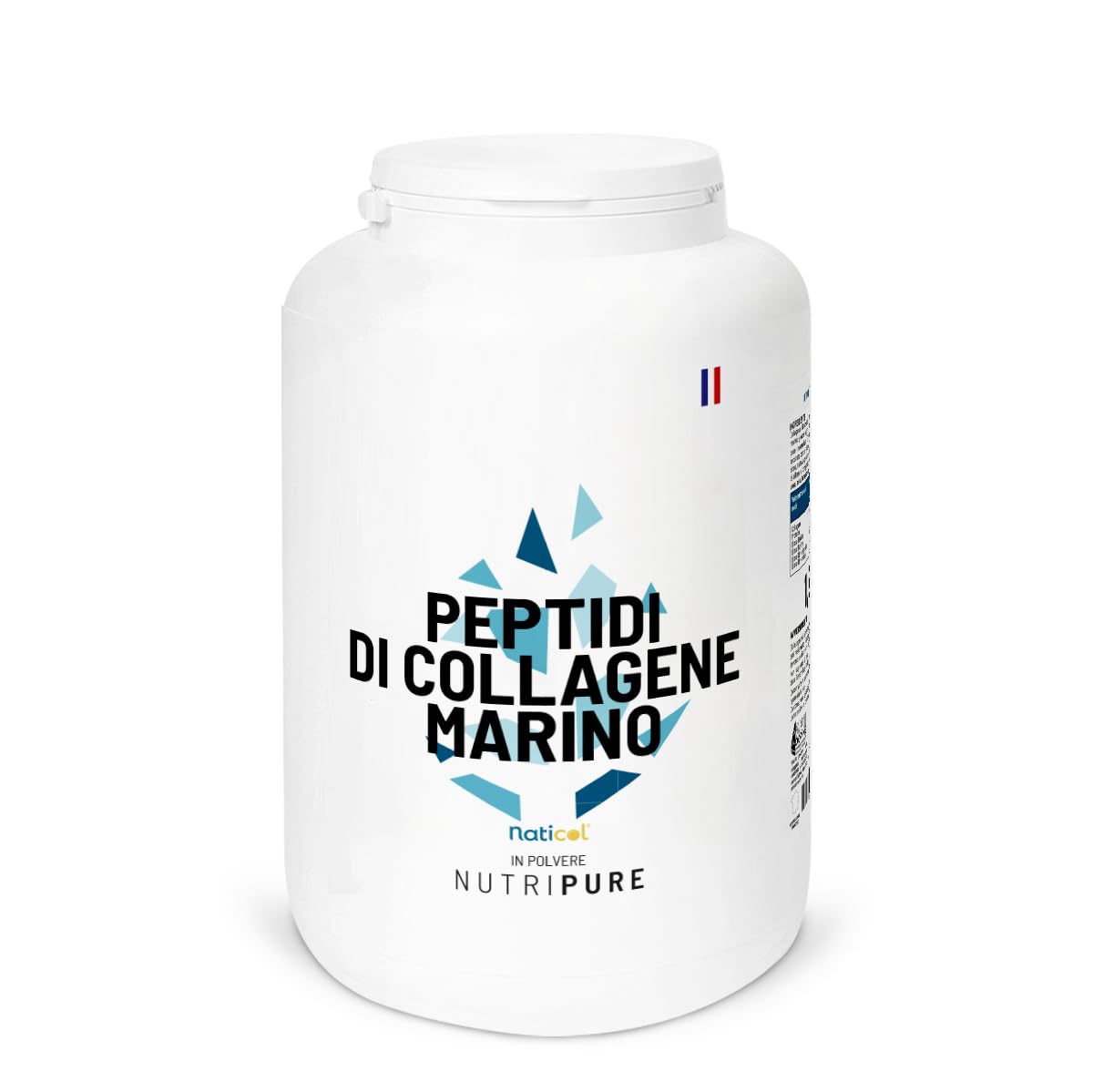Collagene Marino Selvatico in Polvere | Integratore Alimentare Articolazioni, Capelli, Unghie e Pelle | Collagene Marino Idrolizzato | Barattolo 1,2 kg| 4 mesi | Gusto neutro | Prodotto in Francia