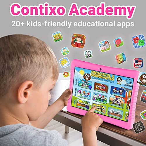 Contixo K101A 10 polegadas IPS display Crianças Tablet com 2GB RAM 16GB ROM Android 10 Controlo Pare