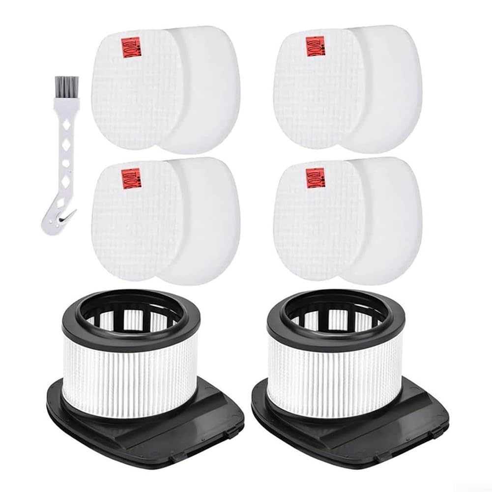 Staubsaugerfilter-Set, HEPA-Schaum-Ersatz-Set für schnurloses Staubsaugerzubehör, waschbare Ersatzteile für die Tiefenreinigung zu Hause