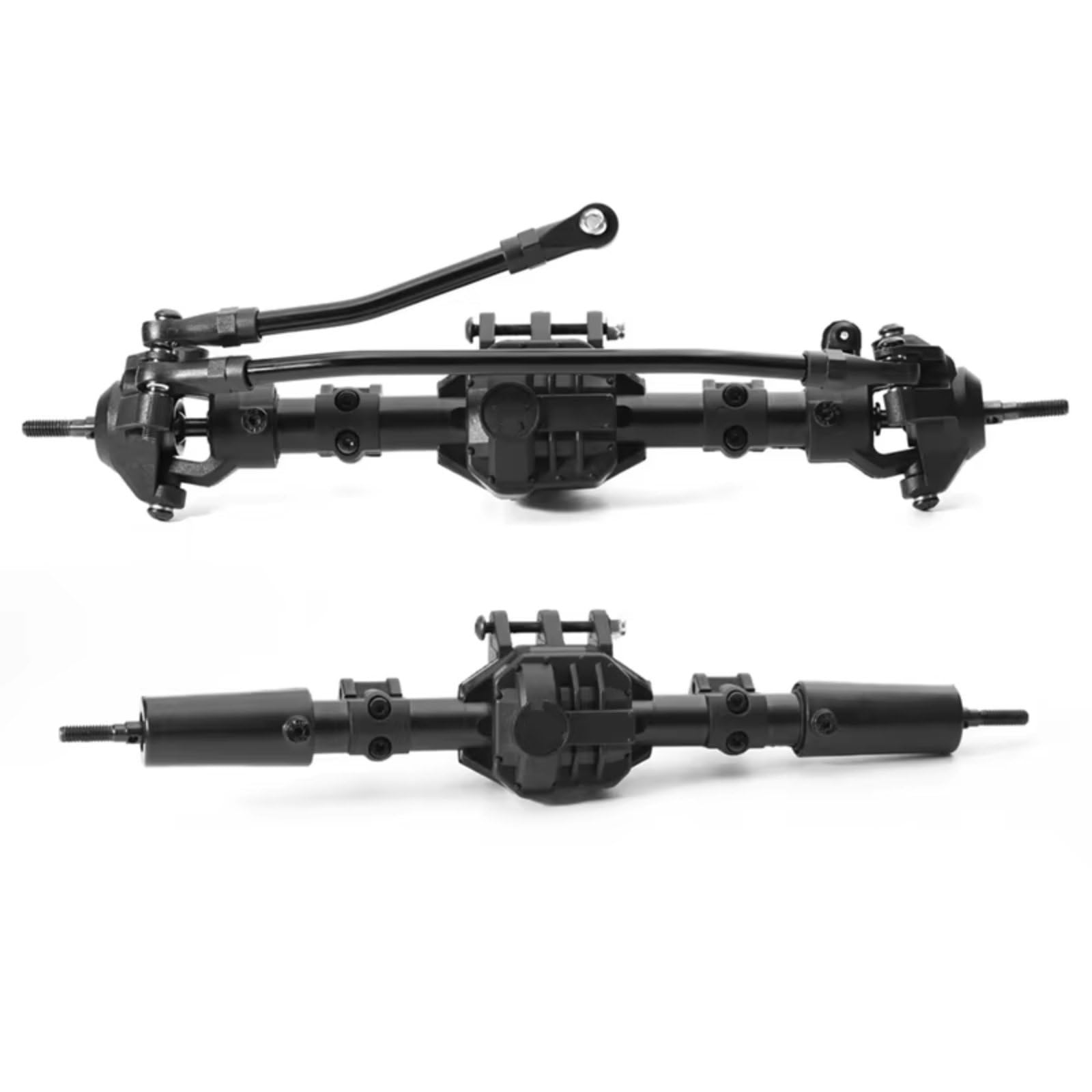 RC Vorder Hinter Achse Für Axial Für SCX10 II 90046 90047 1/10 RC Crawler Auto Upgrade Teile Zubehör 2 Stück Vorne Hinten Differentialachse