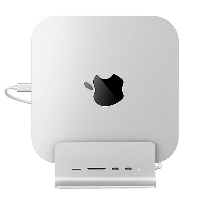 USB C Hub for Mac Mini, Minisopuru Mac Mini Dock Support M.2 NVMe/SATA