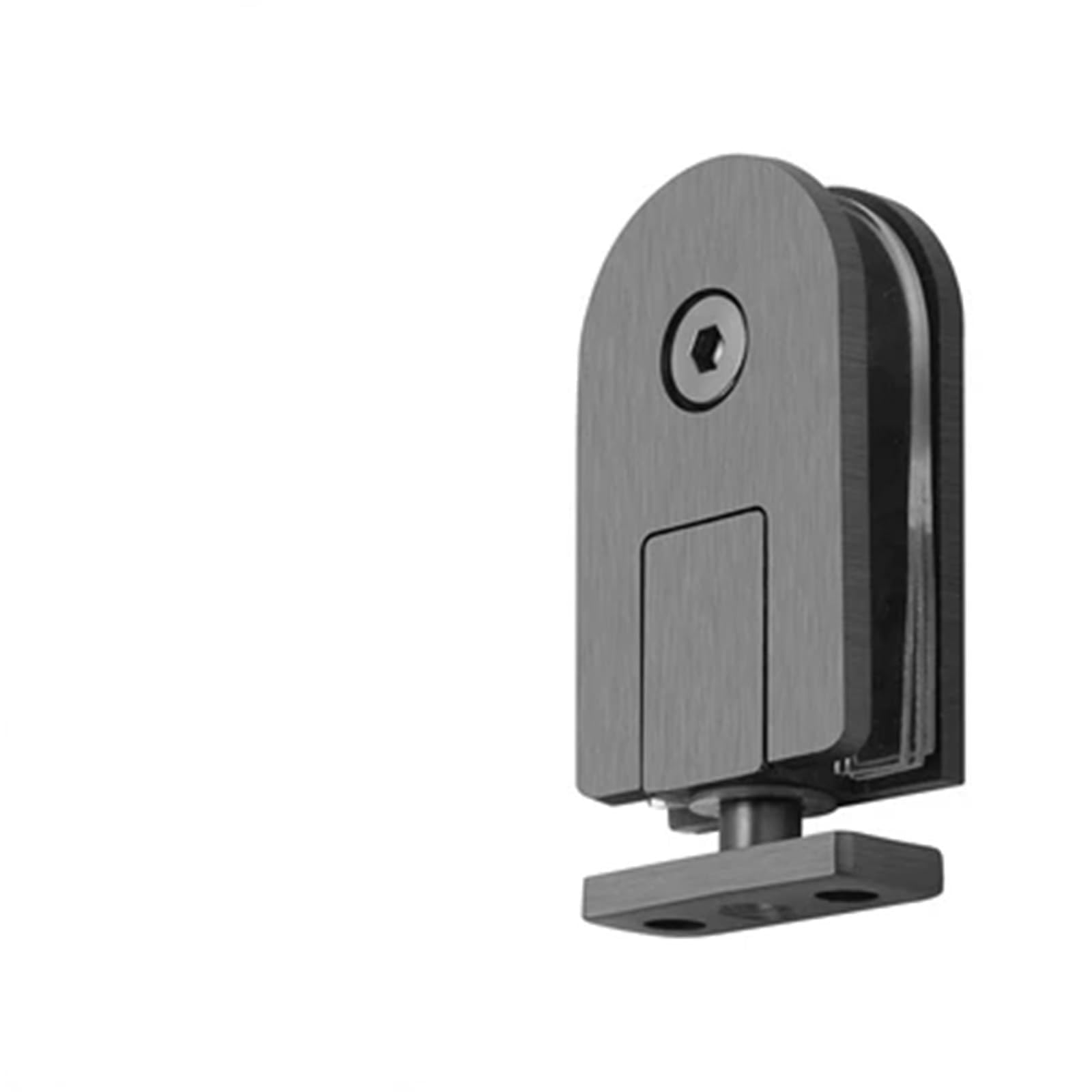 1pc SS304 Display Cabinet Glass Door Hinge 360 ° Rotary Clip Shower Room Bathroom Clip Heaven Earth Upper Lower Door Shaft(RT-1004)