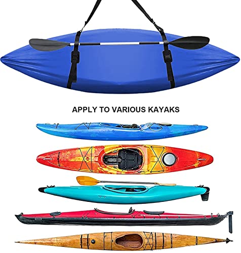 TOYANDONA Kajak Abdeckplane 220x65cm - Wasserdichte Oxford Plane Mit UV Schutz