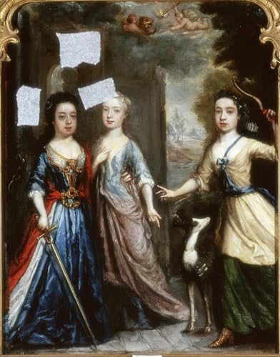 Cuadro retrato de tres niños de Pierre Mignard para solucionar paredes vacías