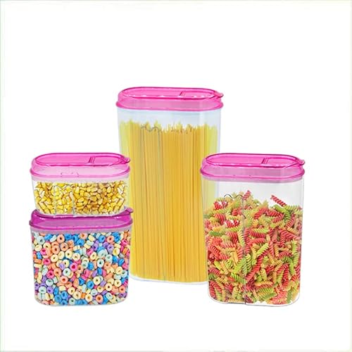 VIRSUS Set 4 Contenitori Ermetici per Alimenti con...