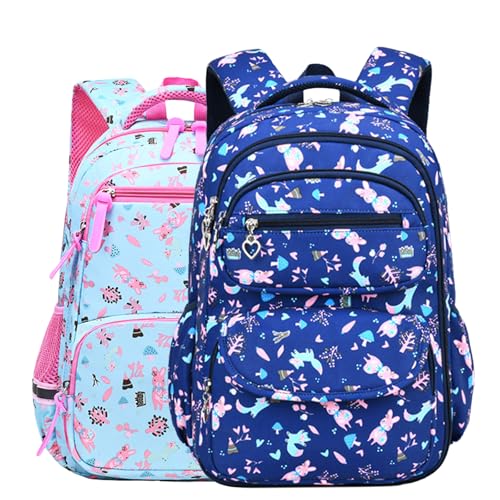 ZYUPHY Mochila Escolar Niña Niño Gran Capacidad Mochila Escolar para 7-12 Años Mochila Infantil Impermeable Multicompartimento Cómodo y Transpirable Mochilas Primaria