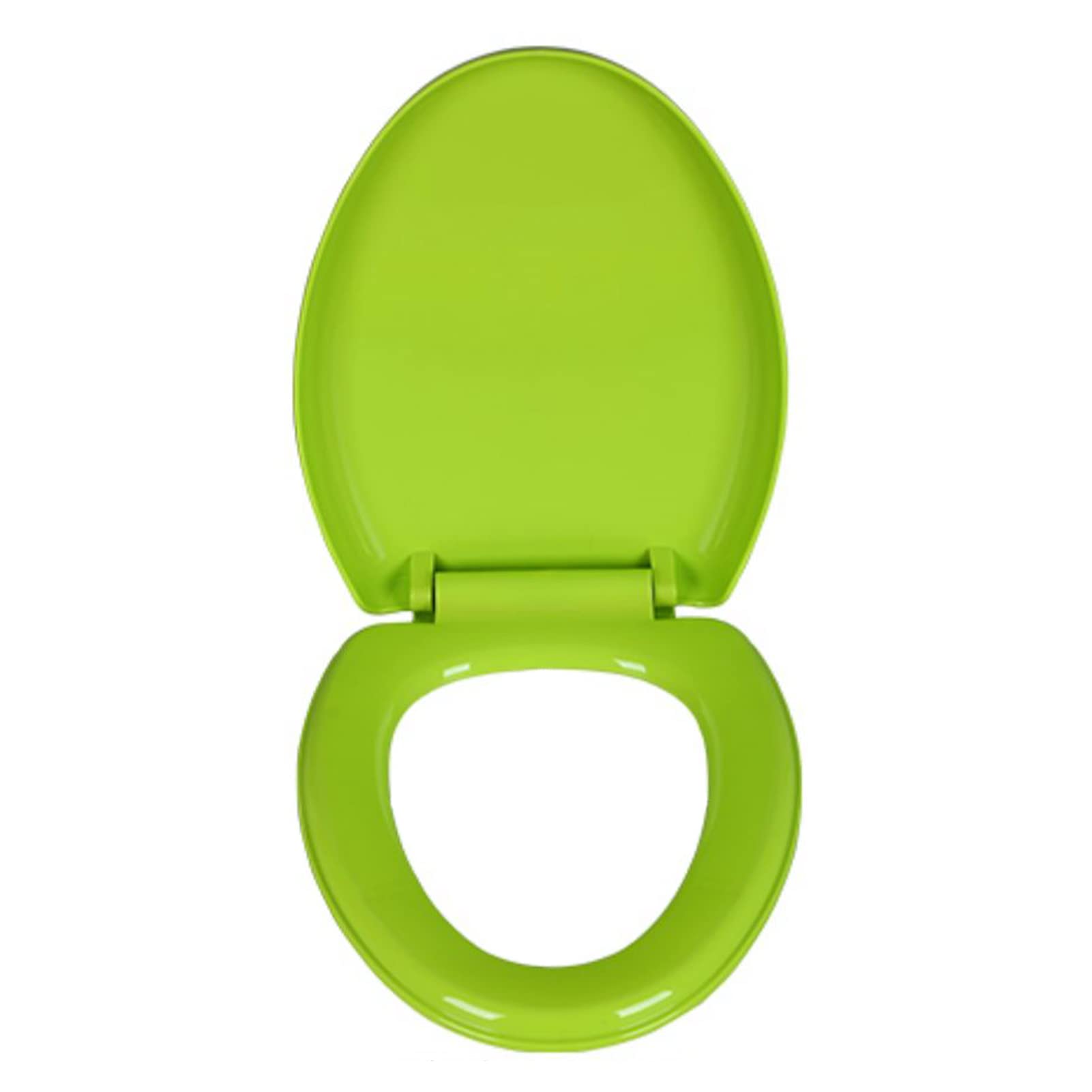 Dxpsxjl Green Toilet Seat Cover, Slow Close Quick Release Plastic Cover Easy Clean Residential Commercial, Adjustable, Lightweight, Durable, Portable, User-Friendly, Compact, Elongated