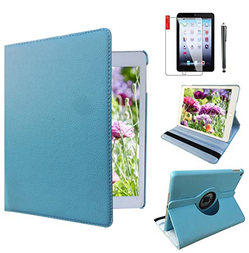 Ipad Case 360 Degrees Rotating Stand Leather Magnetic Smart Cover Case for Ipad