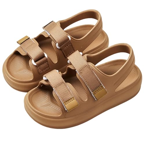 Toddler Boys Girls Sandals Kids Summer Slides Unisex Open-Toe Adjustable Beach Shoes