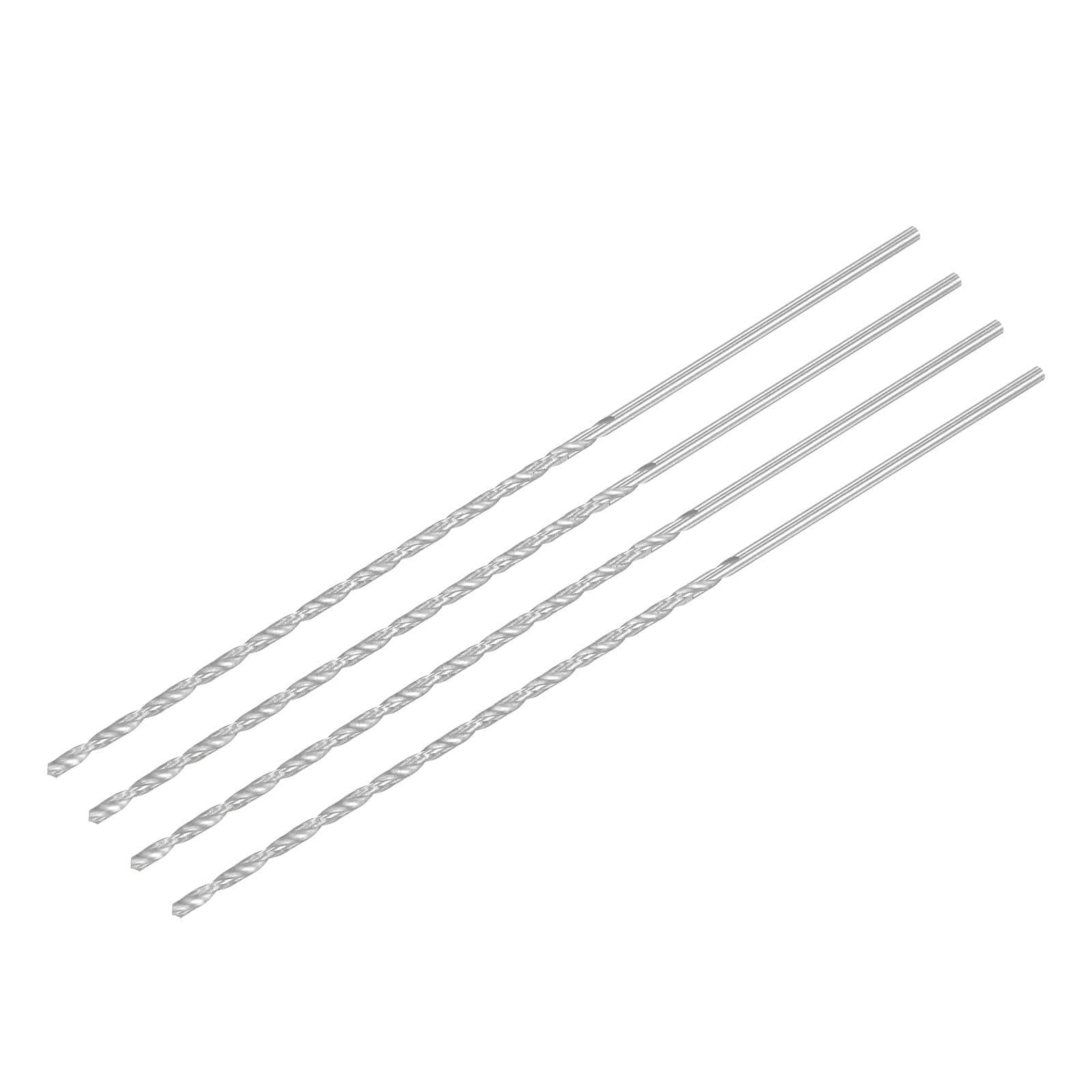 TA-VIGOR 4Pcs 2.5mm Extra Long Twist Drill Bits
