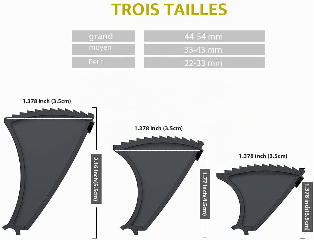 KOHEEL Dispositif Médical pour ATM - Traitement des Douleurs Mandibulaires, Bruxisme, Trismus et Céphalées - Stretching Passif pour Détendre les Muscles de la Mâchoire (Lot de 3)