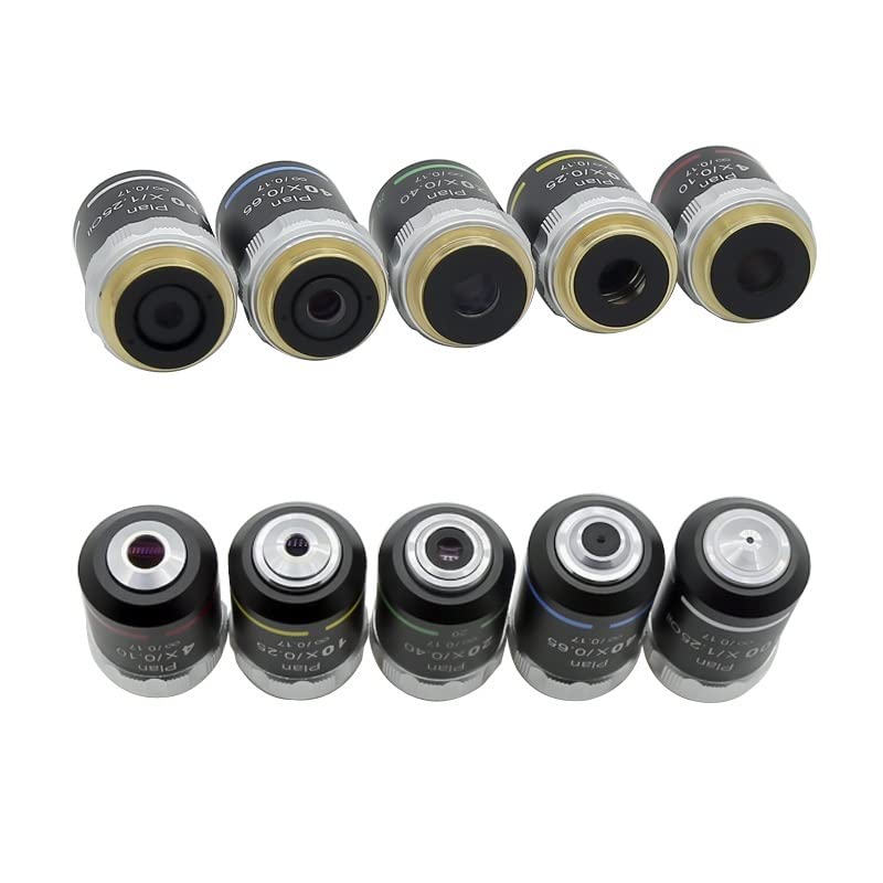Objectif achromatique planifié de précision pour microscope