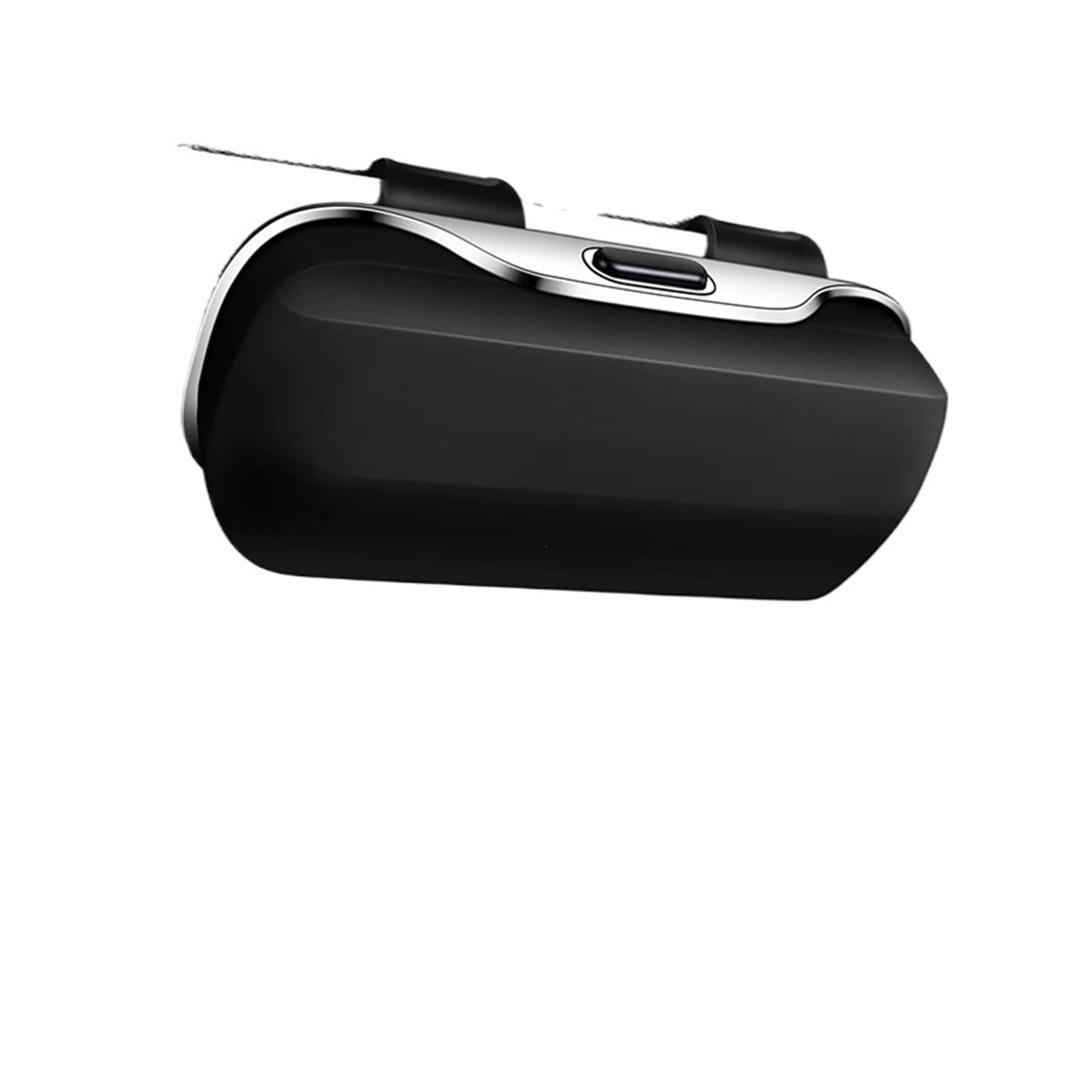 Tragbare Schalter Drücken Auto Gläser Box Stabile Stoßfest Sonnenbrille Halter ABS Expansion Raum Brillenetui Sonnenblende Brillenetui Für Auto(Black)