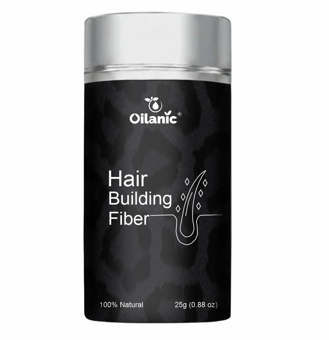 Hair Building Fiber for Men & Women | Instantly Conceals Thinning Hair & Bald Spots | Natural Look, Water & Sweat Resistent Cotton Fibers 25G-image-40
