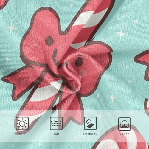 Girls' Sport Panties Organic Underwear for Girls Candy Cane3