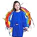 Impermeabile Grembiule,1 Pezzi Grembiule da Pittura Scuola Grembiule Plastica Grembiule per Bambini Grembiule Giocattolo a Maniche Lunghe per Pittura d'arte Scolastica Cucina Alimentazione